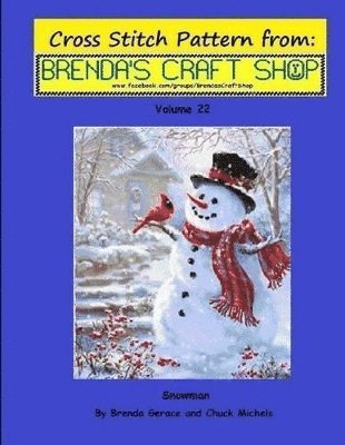 Snowman Cross Stitch Pattern from Brenda's Craft Shop - Volume 22 1