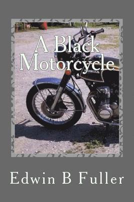 A Black motorcycle 1