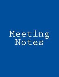 bokomslag Meeting Notes