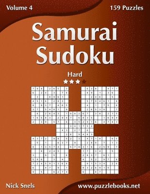 Samurai Sudoku - Hard - Volume 4 - 159 Puzzles 1