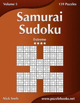 Samurai Sudoku - Extreme - Volume 5 - 159 Puzzles 1