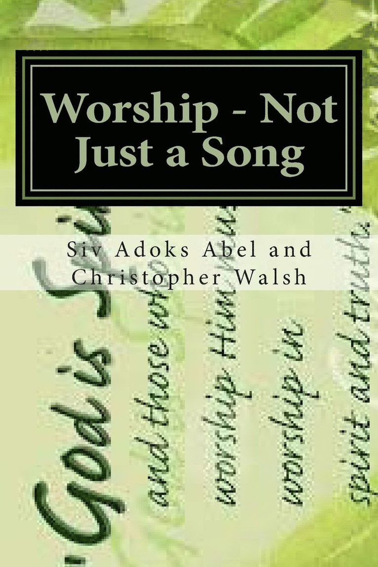 Worship - Not Just a Song 1