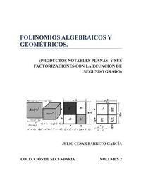 Polinomios Algebraicos y Geometricos (Productos Notables Planos y Factorizacion): Productos Notables en el Plano y sus factorizaciones con la Ecuacion 1