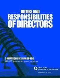 bokomslag Duties and Responsibilities of Directors Comptrollers Handbook (section 501)