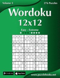 bokomslag Wordoku 12x12 - Easy to Extreme - Volume 3 - 276 Puzzles