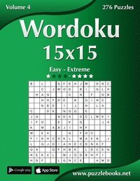 bokomslag Wordoku 15x15 - Easy to Extreme - Volume 4 - 276 Puzzles