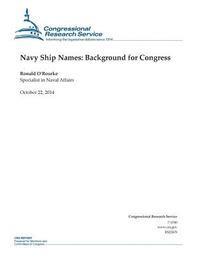 bokomslag Navy Ship Names: Background for Congress