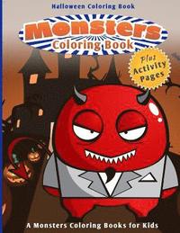 bokomslag Halloween Coloring Book: Monsters Coloring Book (A Monsters Coloring Books for Kids)