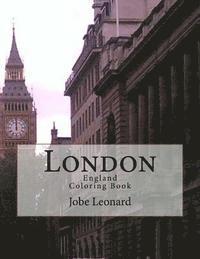 bokomslag London, England Coloring Book: Color Your Way Through the Streets of Historic London