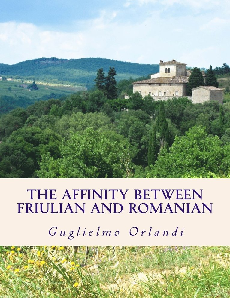 The affinity between Friulian and Romanian 1