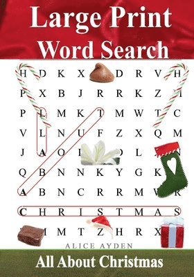 bokomslag Large Print Word Search: All About Christmas