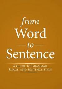 bokomslag From Word to Sentence