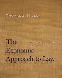 bokomslag The Economic Approach to Law, Third Edition