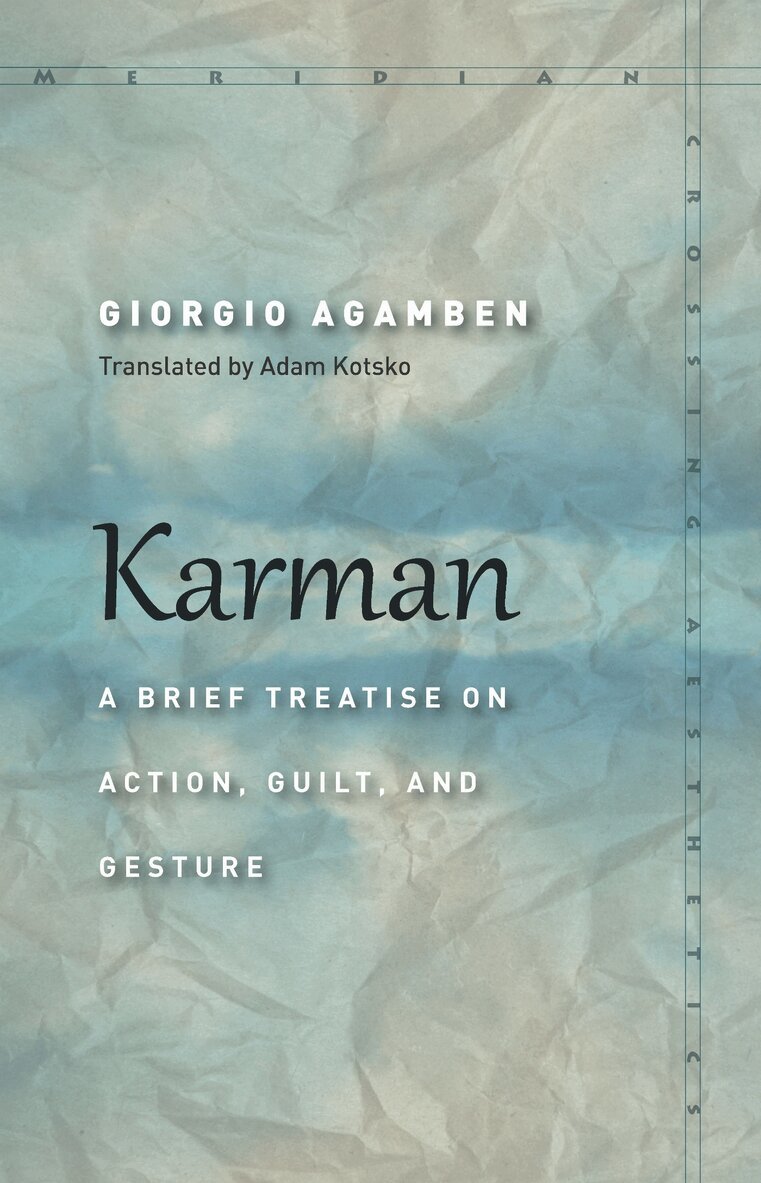 Giorgio Agamben - Karman, Inbunden