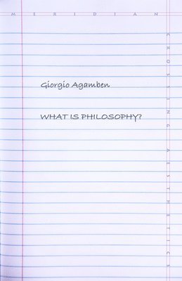 bokomslag What Is Philosophy?