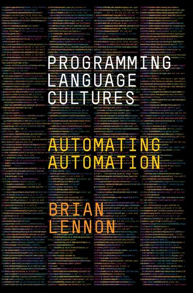 bokomslag Programming Language Cultures