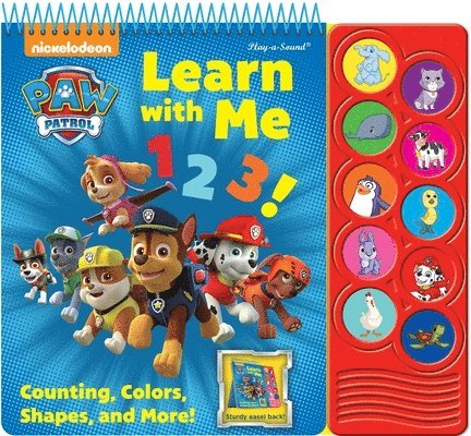 Nickelodeon Paw Patrol: Learn With Me 123! Counting, Colors, Shapes, And More! Sound Book 1
