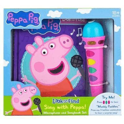 Pi Kids - Peppa Pig: Sing with Peppa! Look and Find Microphone and Songbook Set, Häftad. Tillgänglighet: Lägg i varukorg