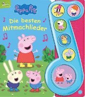 bokomslag Peppa Pig - Die besten Mitmachlieder - Liederbuch mit Sound - Pappbilderbuch mit 6 Melodien