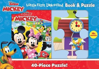 bokomslag Disney Junior Mickey Mouse Clubhouse: Little First Look and Find Book & Puzzle