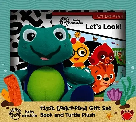 Pi Kids - Baby Einstein: Let's Look! First Look and Find Gift Set Book and Turtle Plush, Inbunden. Tillgänglighet: Lägg i varukorg
