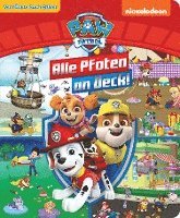 bokomslag PAW Patrol - Alle Pfoten an Deck! - Verrückte Such-Bilder, groß - Wimmelbuch - Pappbilderbuch mit wattiertem Umschlag