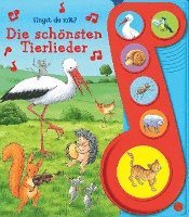 bokomslag Die schönsten Tierlieder - Liederbuch mit Sound - Pappbilderbuch mit 6 Melodien