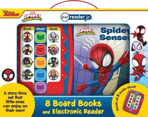 Marvel Spidey and His Amazing Friends: Me Reader Jr 8 Board Books and Electronic Reader Sound Book Set 1