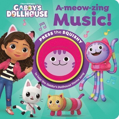 P I Kids - Squishy Gabbys Dollhouse A-Meow-zing Music 1 Button, Inbunden