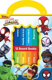 bokomslag Disney Junior Marvel Spidey & His Amazing Friends 12 Books My First Library