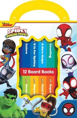 bokomslag Disney Junior Marvel Spidey and His Amazing Friends: 12 Board Books