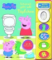 Peppa Pig - Schorsch geht aufs Töpfchen - Mein Klo-Soundbuch - Pappbilderbuch mit Klospülung und 8 Geräuschen - Peppa Wutz 1