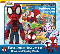 bokomslag Disney Junior Marvel Spidey and His Amazing Friends: Spidey on the Go! First Look and Find Book Box and Plush Gift Set