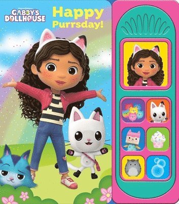 P I Kids - Dreamworks Gabbys Dollhouse Happy Purrsday Sound Book, Inbunden