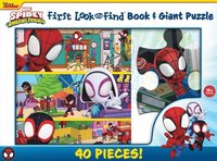 bokomslag Disney Junior Mavel Spidy & His Amazing Friends First Look & Find Book & Giant Puzzle