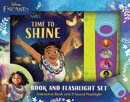 Disney Encanto: Time to Shine Book and 5-Sound Flashlight Set 1