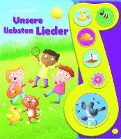 bokomslag Unsere liebsten Lieder - Liederbuch mit Sound - Pappbilderbuch mit 6 Melodien