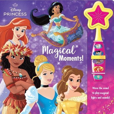 P I Kids - Disney Princess Magical Moments Magic Wand Book, Inbunden