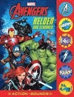 bokomslag Marvel Avengers - Helden und Schurken - Action-Soundbuch mit 6 Geräuschen und 4 Comicgeschichten für Kinder ab 6 Jahren