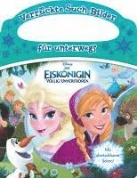 bokomslag Disney Die Eiskönigin - Verrückte Such-Bilder für unterwegs - Wimmelbuch - Pappbilderbuch mit Stift und abwischbaren Seiten ab 3 Jahren