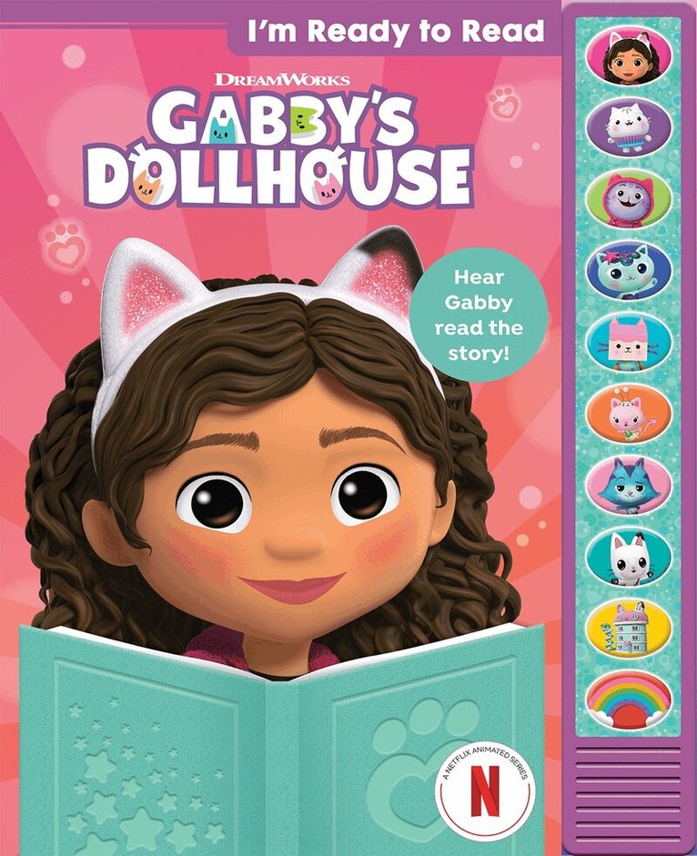 PI Kids - DreamWorks Gabby's Dollhouse: I'm Ready to Read Sound Book, Inbunden
