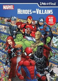 bokomslag Marvel: Heroes and Villains Look and Find