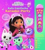 Gabby's Dollhouse - Katz-tastische Karaoke Party - Mikrofonbuch - Pappbilderbuch mit abnehmbarem Mikrofon mit 5 Stimmklängen und 10 Melodien 1
