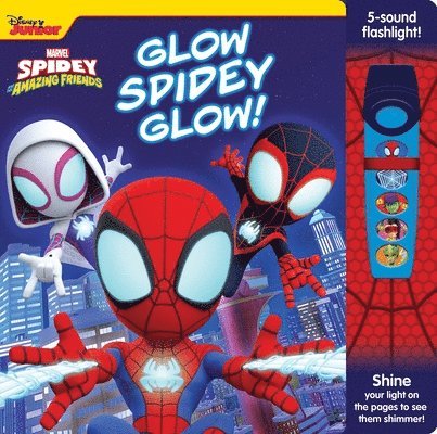 PI Kids - Disney Junior Marvel Spidey and His Amazing Friends: Glow Spidey Glow! Sound Book, Kartonnage