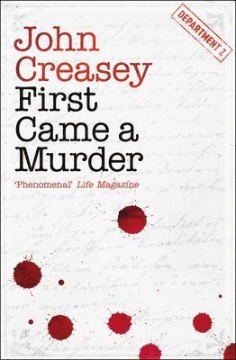 John Creasey - First Came a Murder, Häftad