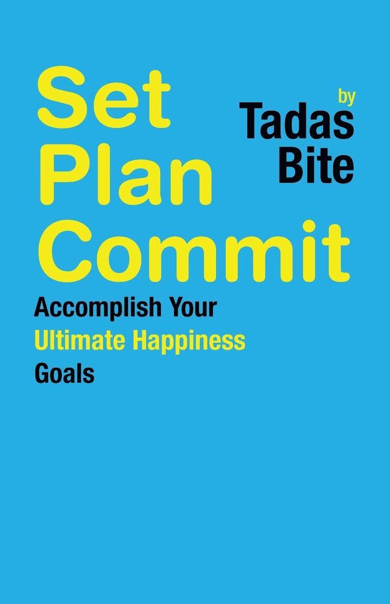 Tadas Bite - Set Plan Commit, Häftad