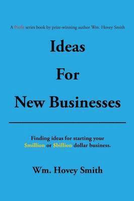 bokomslag Ideas for New Businesses