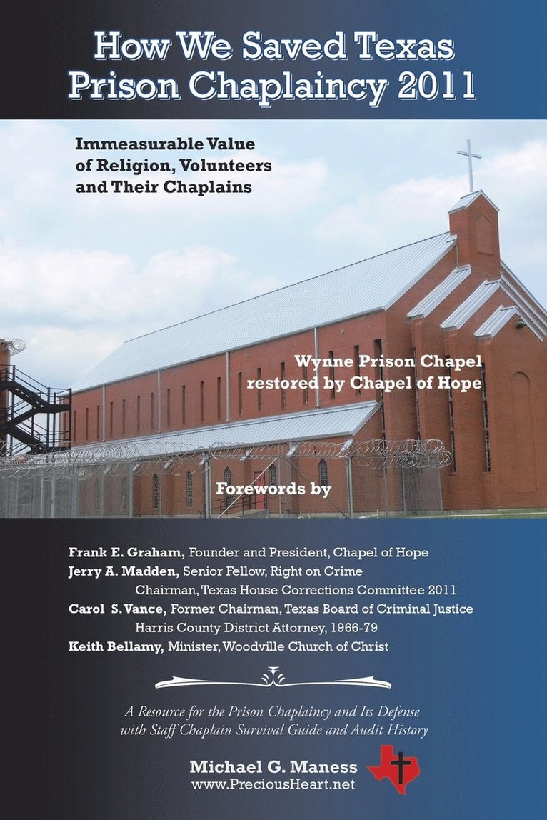 How We Saved Texas Prison Chaplaincy 2011