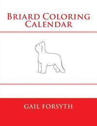 bokomslag Briard Coloring Calendar
