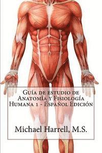 bokomslag Guía de estudio de anatomía y fisiología humana 1 (Primera Edición)